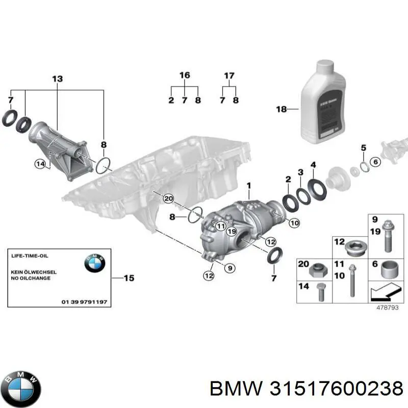 31517600238 BMW 