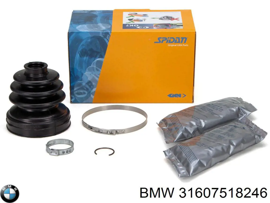 Купити 31607518246 BMW Пильник шарніра кутових швидкостей внутрішній передній