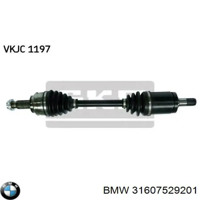 Купити 31607529201 BMW Ліва піввісь