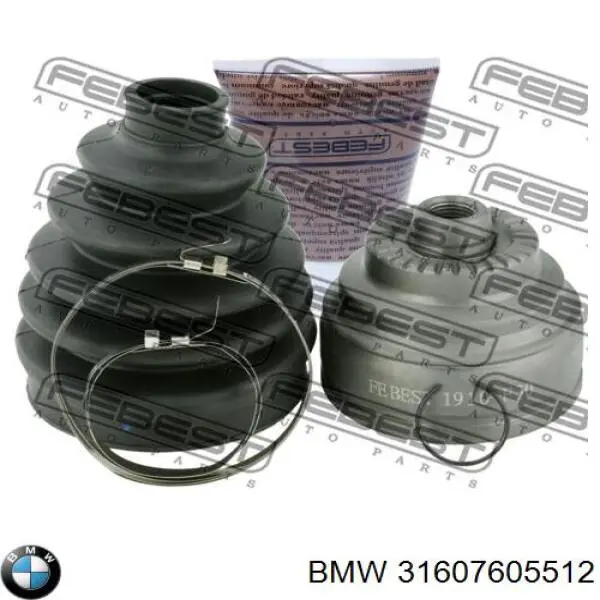 Піввісь передня, права BMW 31607605512 ціна, від 108.77 USD