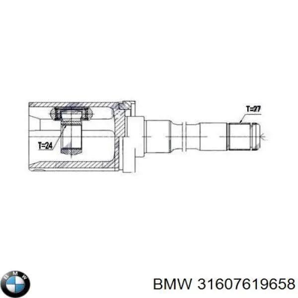 Привід правий на BMW X3 (F25)