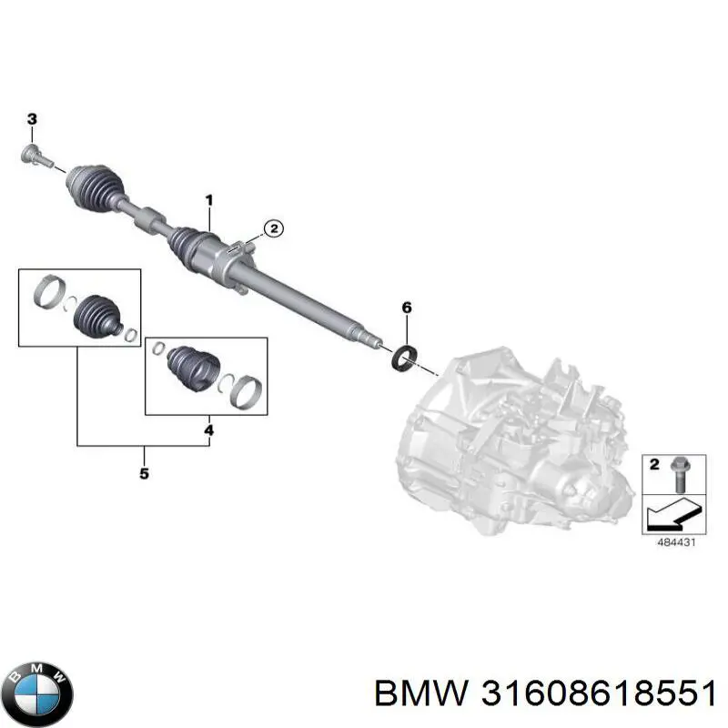 31608618551 BMW 