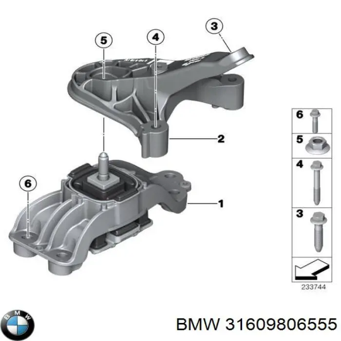 31609806555 BMW пильник шруса внутрішній лівий