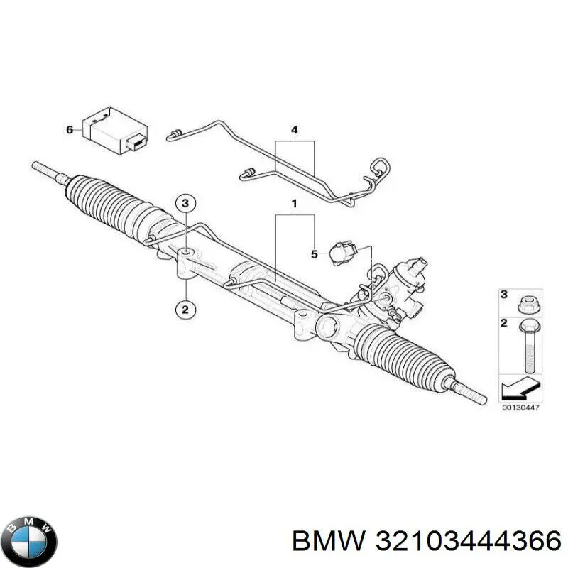 Управління рульове в зборі BMW 32103444366 ціна, від 265.55 USD