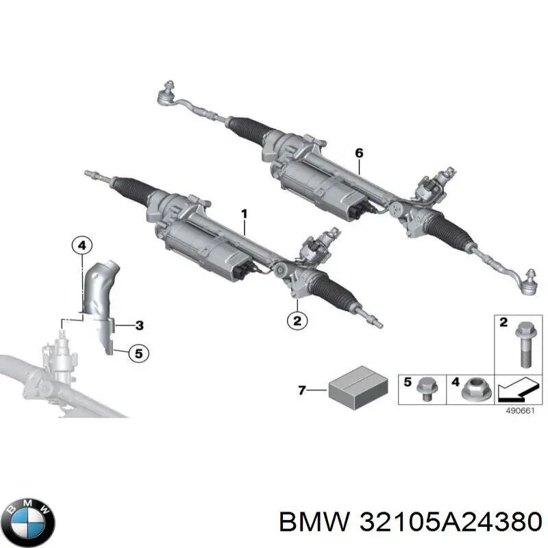 Купити BW408NLA0R MSG Рульова рейка
