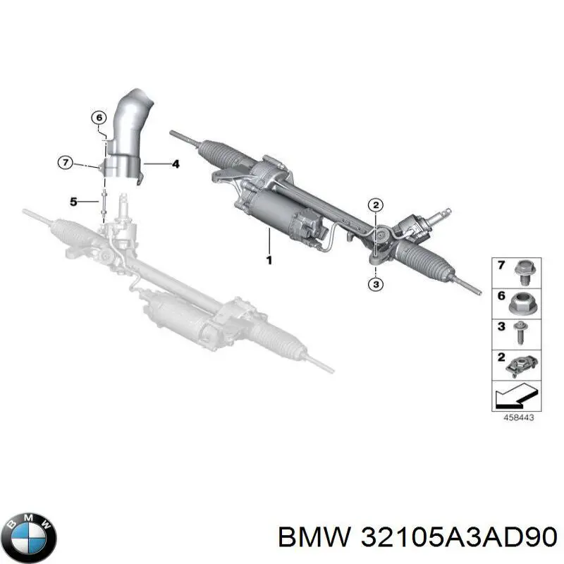 Управління рульове в зборі BMW 32105A3AD90 ціна, від 1013.29 USD