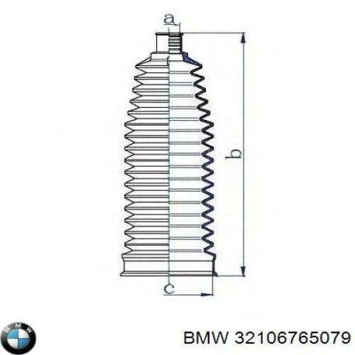 Пильник рульової тяги BMW 32106765079 ціна, від 7.07 USD