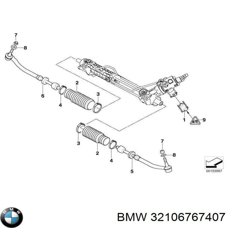 Клапан MPL рульової рейки BMW 6767407 ціна, від 85.49 USD
