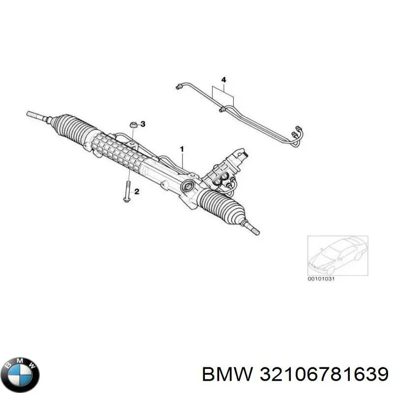 32106781639 BMW Болт переднього важеля