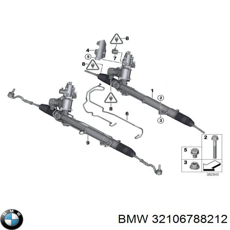 32106767408 BMW клапан mpl рульової рейки
