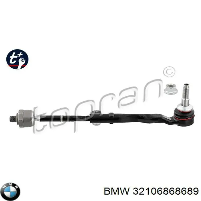 Тяга рульова в зборі, права BMW 32106868689 ціна, від 31.86 USD
