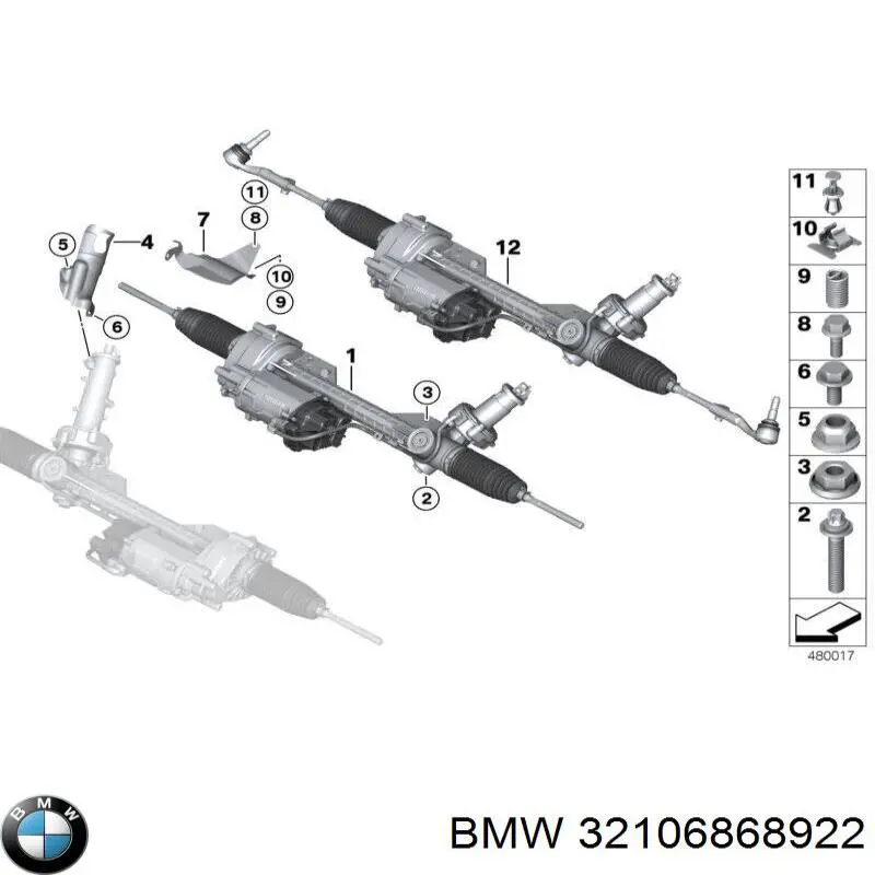 Рульова рейка E4182 Motorherz