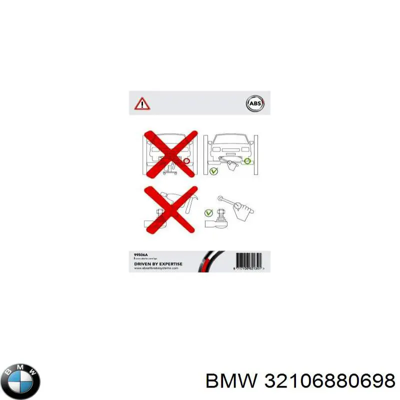 Наконечник рульовий BMW 32106880698 ціна, від 28.04 USD
