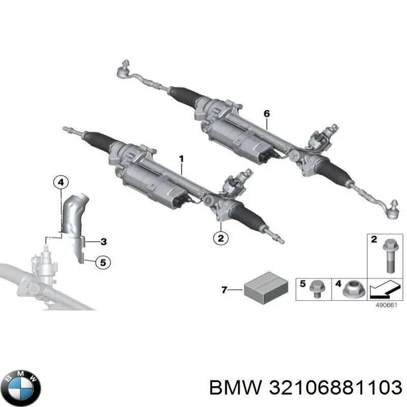 Управління рульове в зборі BMW 32106881103 ціна, від 659.64 USD