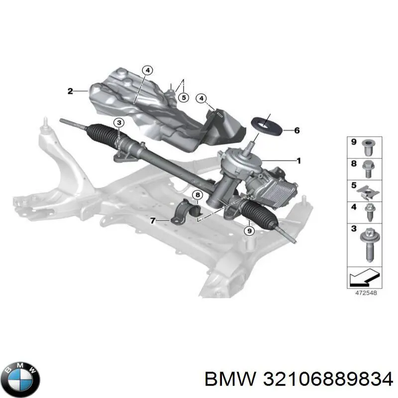  BMW 32106889834 ціна, від 10.29 USD