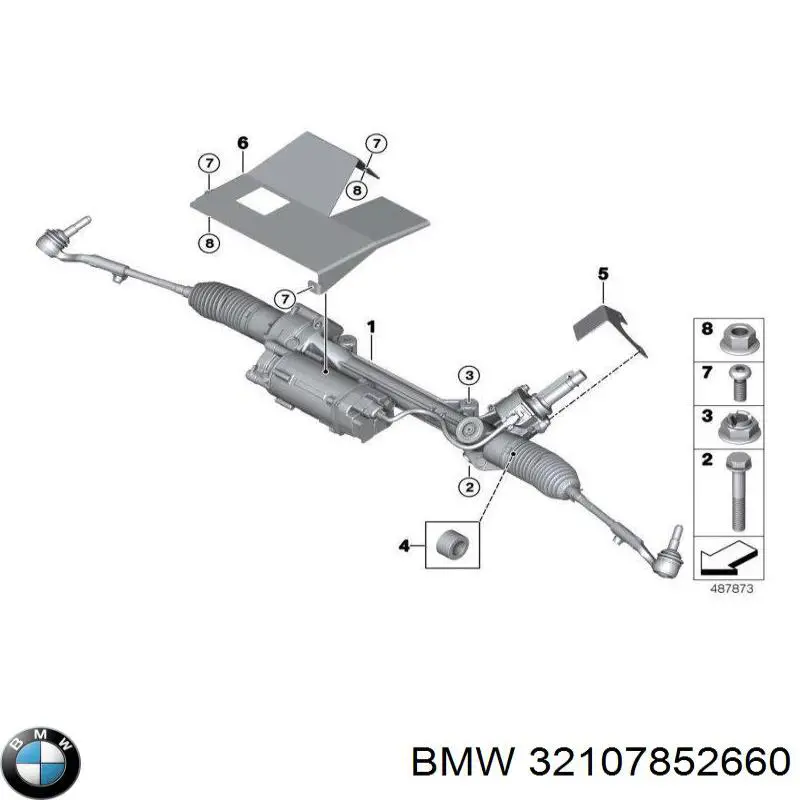 Управління рульове в зборі MSG BW410SLR0R ціна, від 556.01 USD