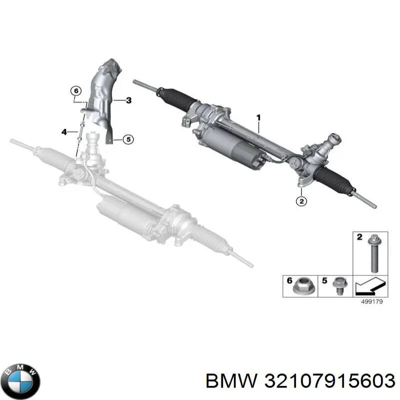 Рульова рейка на BMW X6 G06, F96