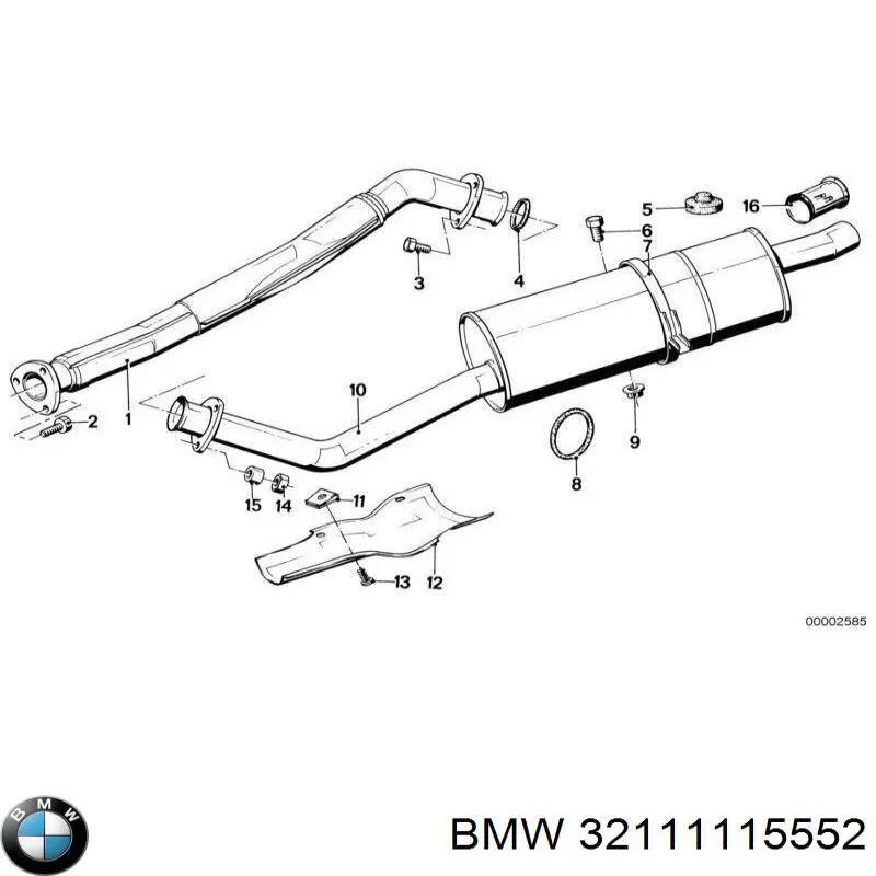Тяга рульова в зборі, права BMW 32111115552 ціна, від 20.47 USD