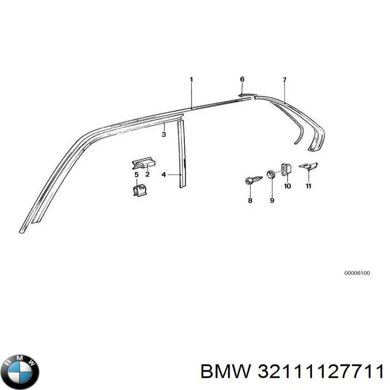 Амортизатор рульового механізму на BMW 3 (E30)