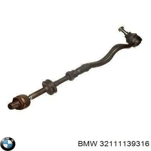 Тяга рульова в зборі, права BMW 32111139316 ціна, від 29.85 USD