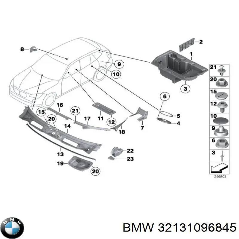  BMW 32131096845 ціна, від 20.27 USD