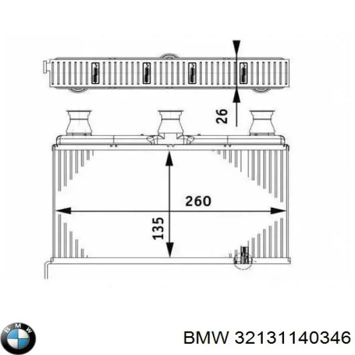 Рульова рейка 32131140346 BMW