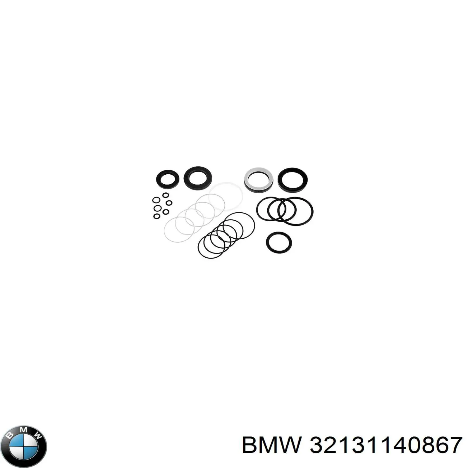 Купити 32131140867 BMW Ремкомплект рульової рейки (механізму) г/у, (комплект ущільнень)