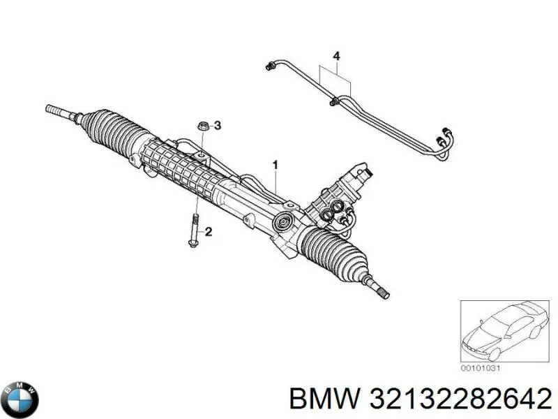 32132282642 BMW Рейковий рульовий механізм