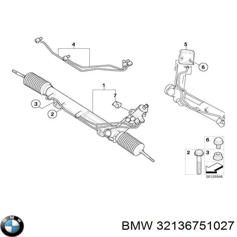 32136751027 BMW рейка рульова