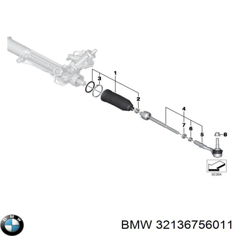 Купити 32136756011 BMW 