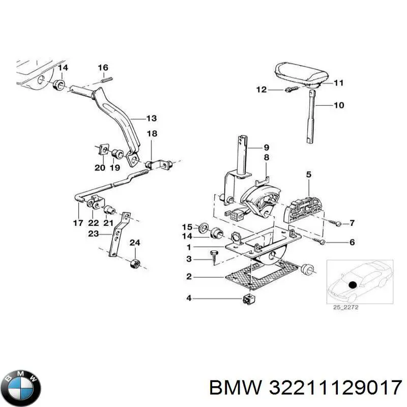 Тяга рульова центральна BMW 32211129017 ціна, від 284.10 USD