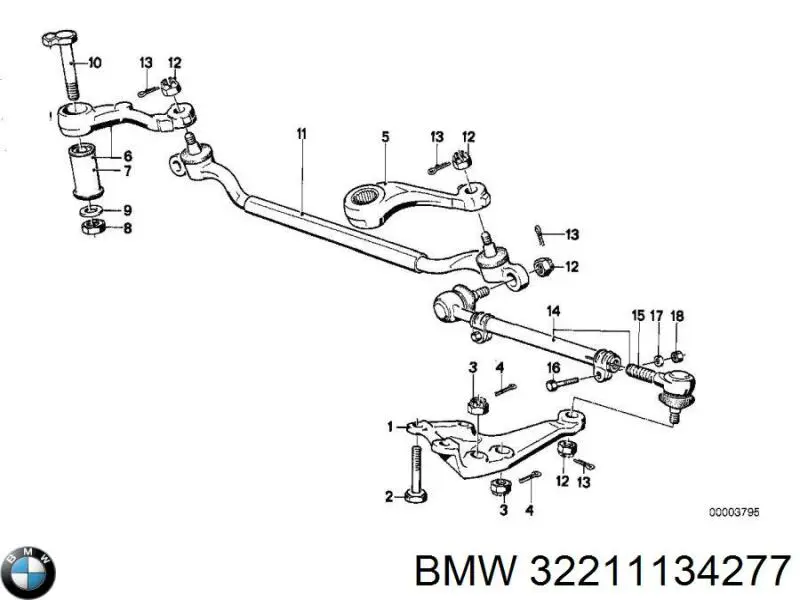 Купити 32211134277 BMW 