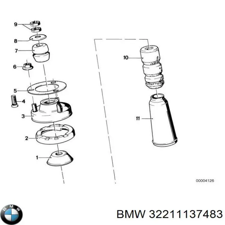 Купити 32211137483 BMW Болт гбц