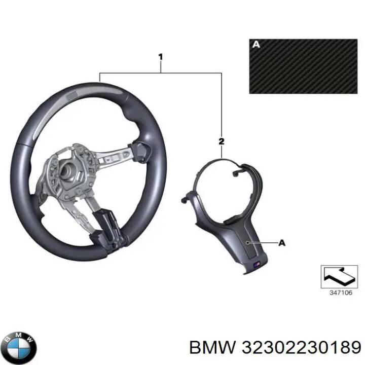32302230189 BMW Рульове колесо
