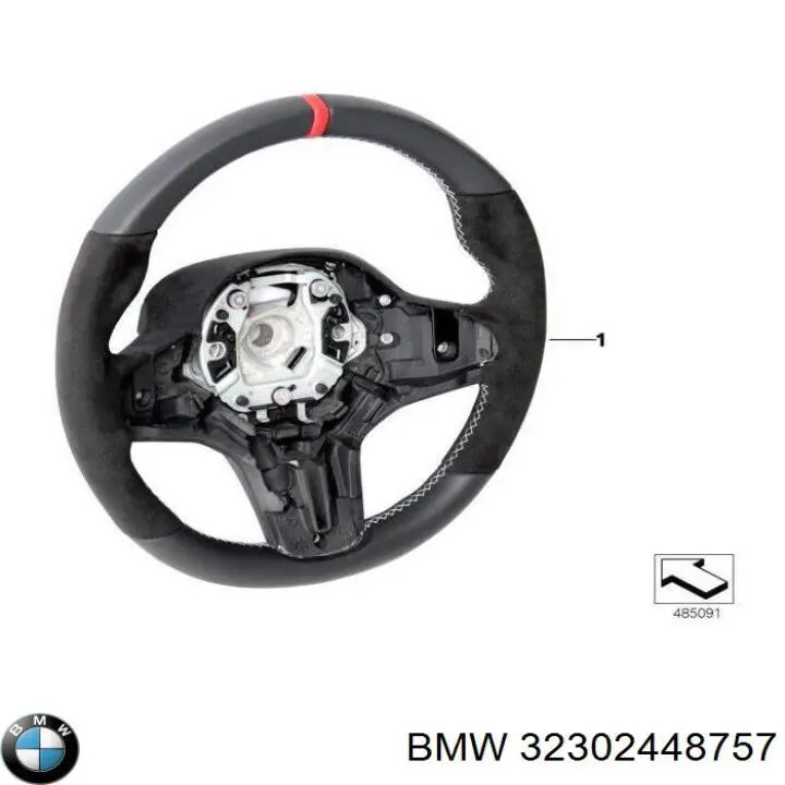 Рульове колесо BMW 32302448757 ціна, від 1374.20 USD