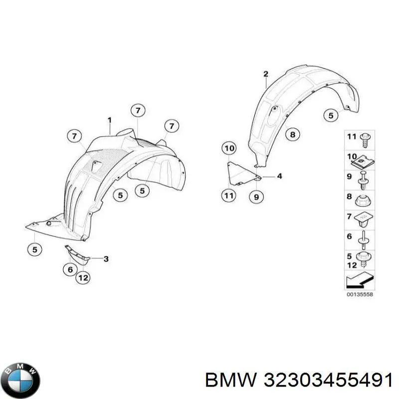  BMW 32303455491 ціна, від 185.35 USD