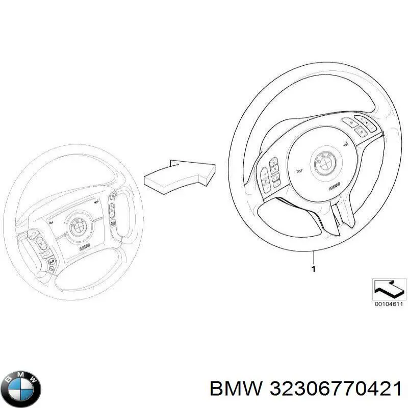 32306770421 BMW Рульове колесо