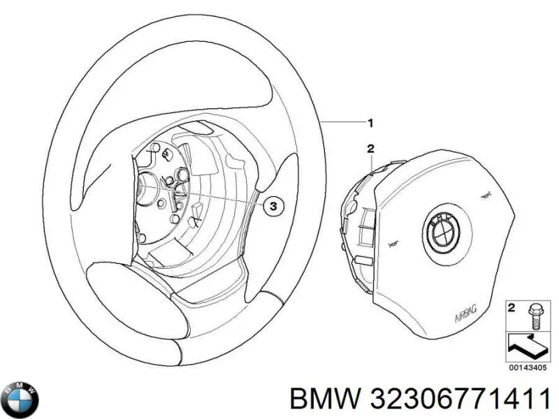 32306771411 BMW Рульове колесо