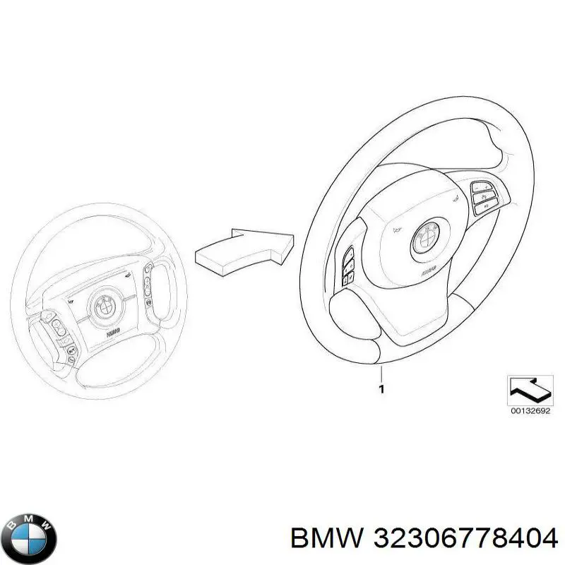 Рульове колесо BMW 32306778404 ціна, від 37.75 USD