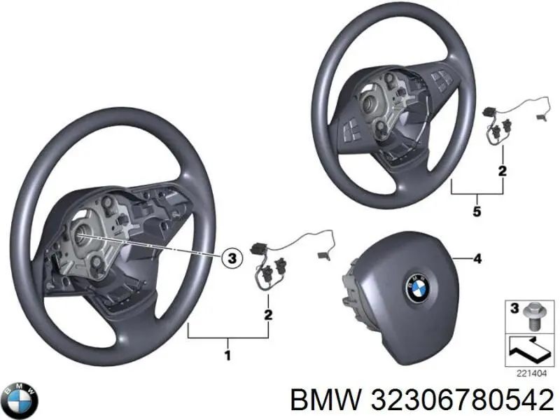 32306780542 BMW Рульове колесо