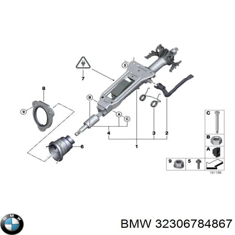 Рульова колонка на BMW X1 (E84)