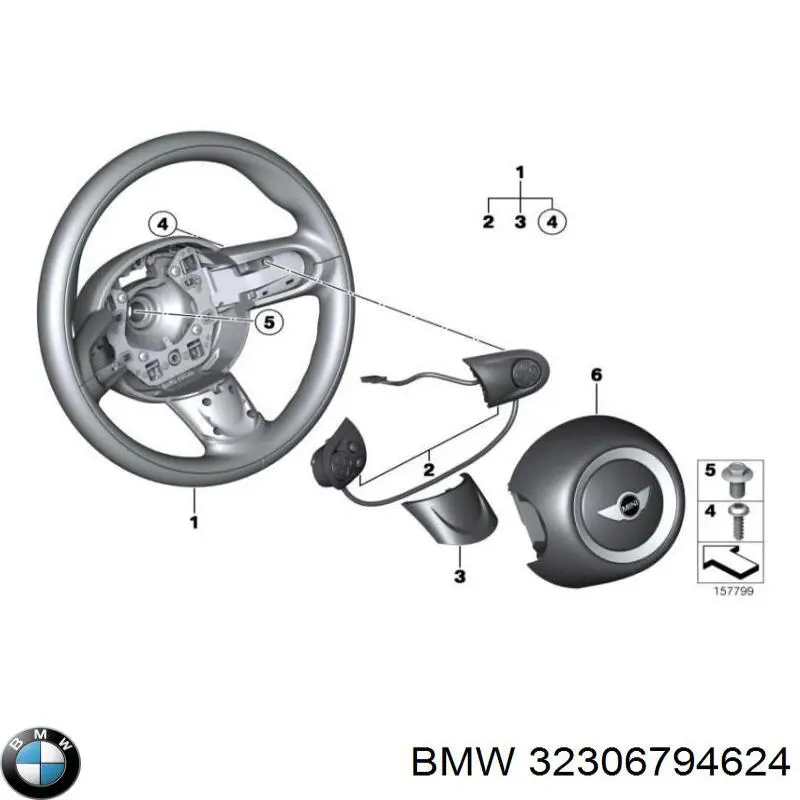 32306782595 BMW рульове колесо