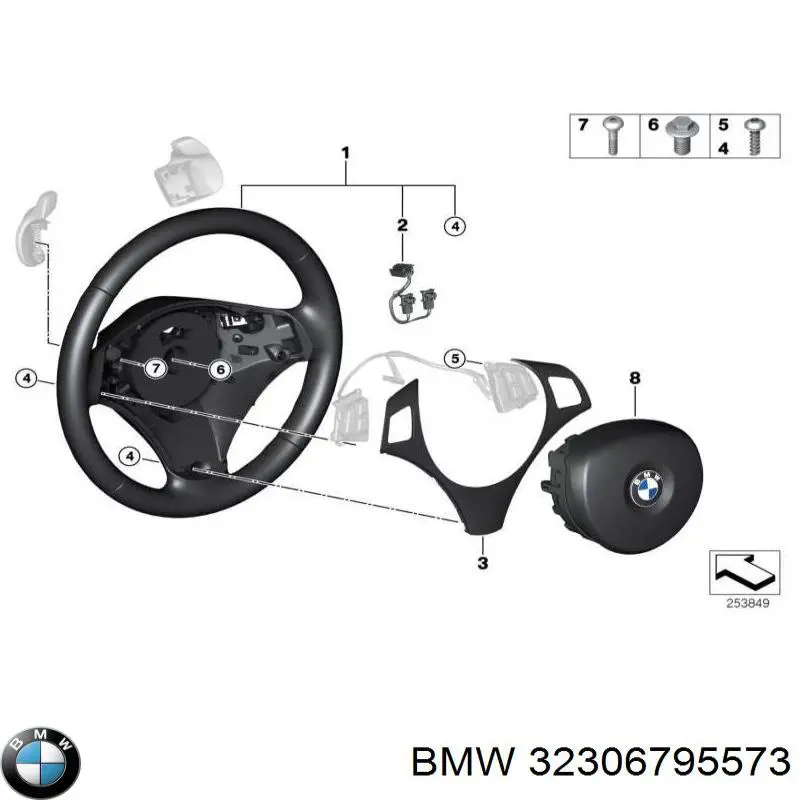 Купити 32306795573 BMW 