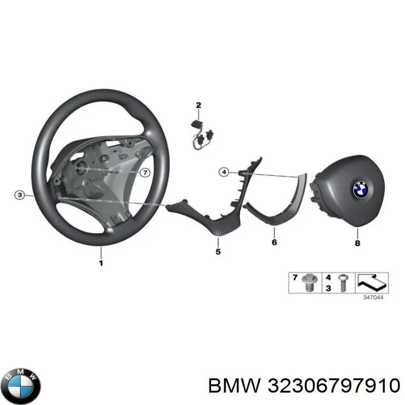 Рульове колесо BMW 32306797910 ціна, від 152.00 USD