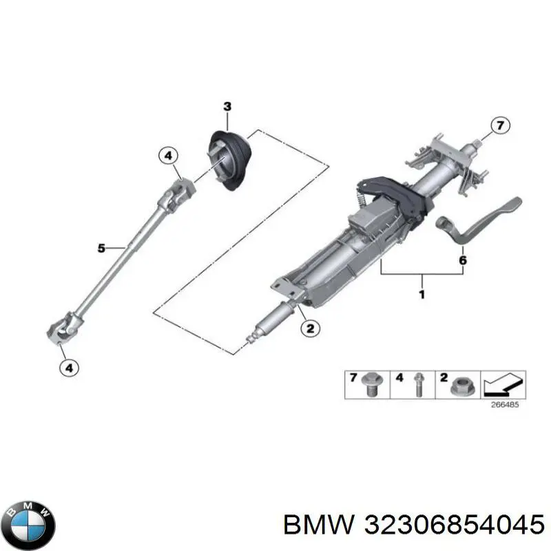 Рульова колонка BMW 32306854045 ціна, від 12.67 USD