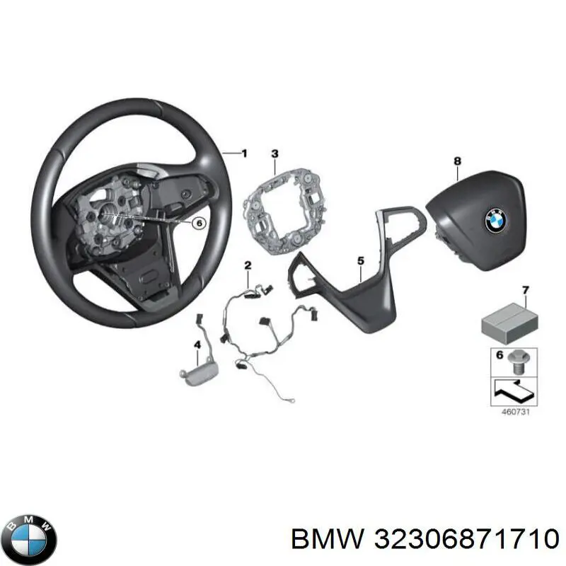 32306871710 BMW Рульове колесо