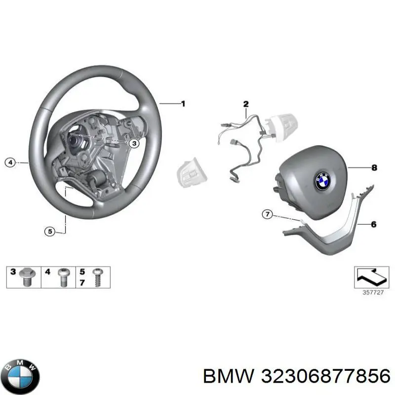 32306876780 BMW Рульове колесо