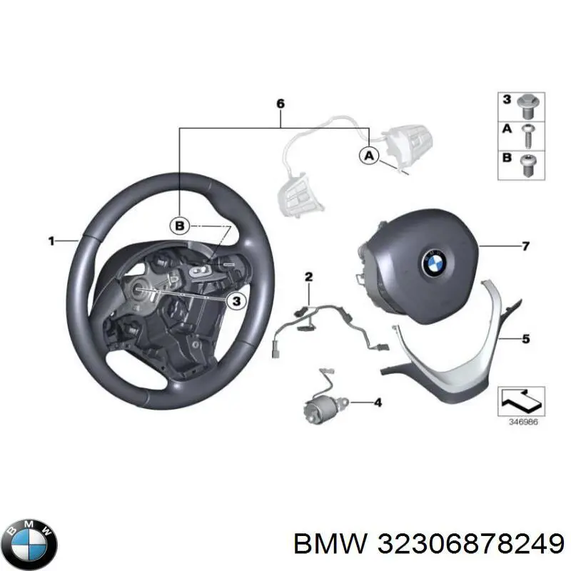 Рульове колесо BMW 32306878249 ціна, від 42.78 USD