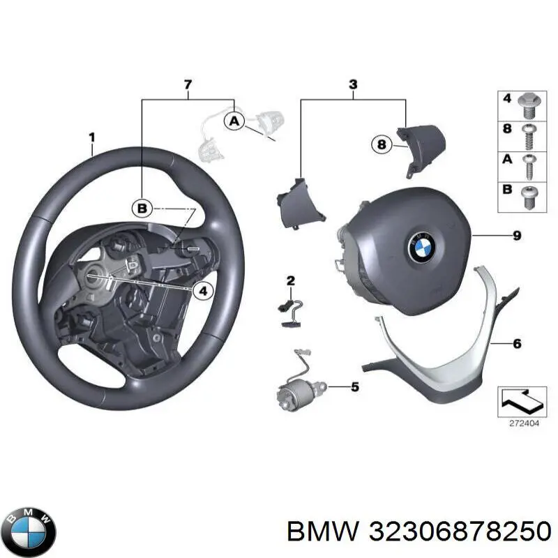 32306863344 BMW Рульове колесо