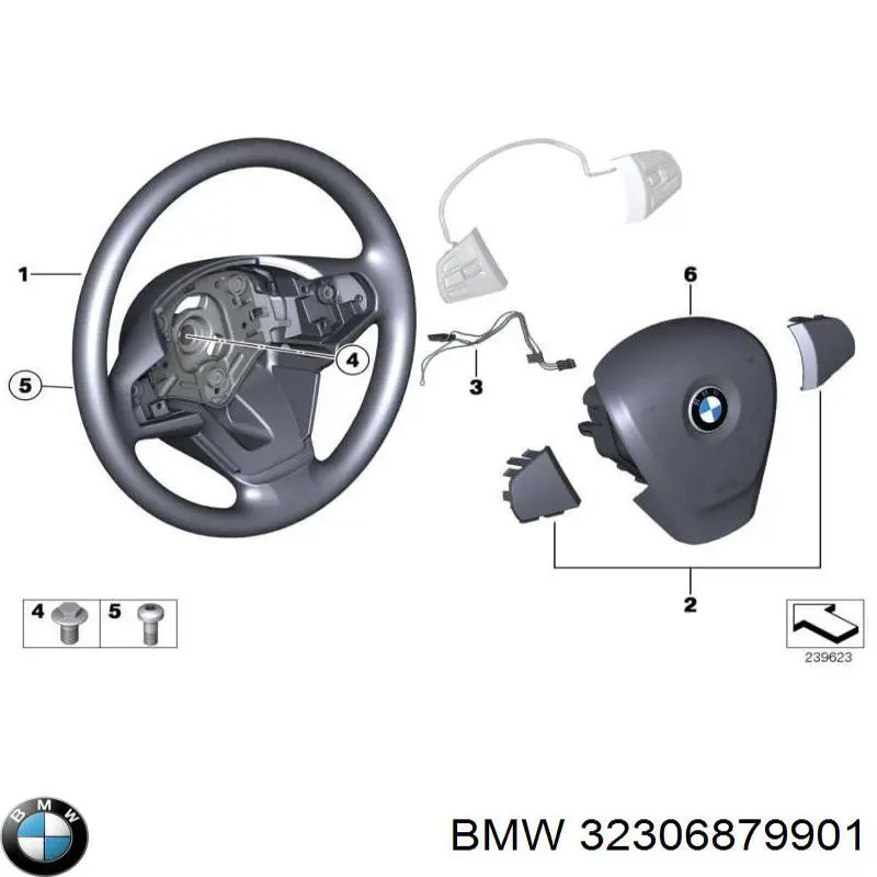 32306879901 BMW Рульове колесо